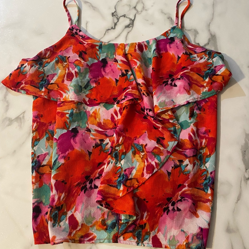Floral tank top